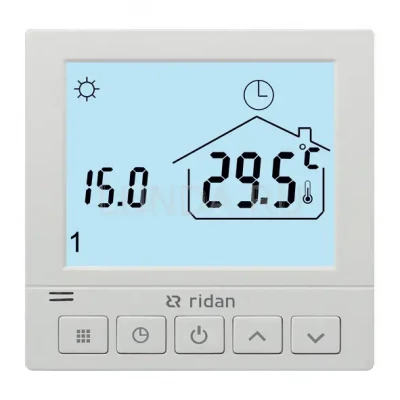 Комнатный термостат WT-R, программируемый, электронный, встраиваемый, Ридан 088U0625R