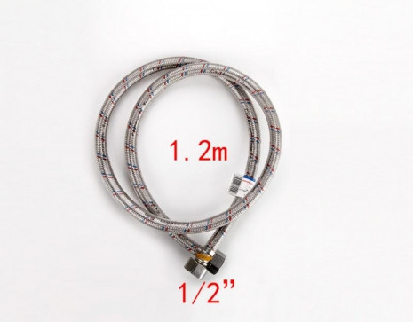 Гибкая подводка Frap EPDM/ПВХ Г1/2-Г1/2-120 см (F96-12)
