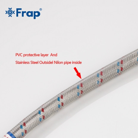 Гибкая подводка Frap EPDM/ПВХ Г1/2-Г1/2-120 см (F96-12)