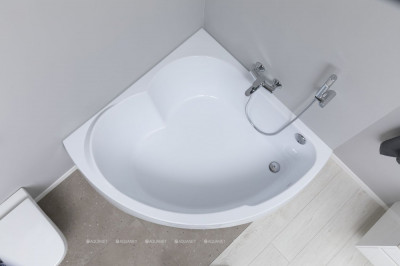 Акриловая ванна Aquanet Fregate 120x120 пристенная четверть круга (00203935)