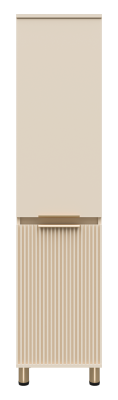 Шкаф-пенал напольный Brevita Enfida правый 400x340x1650 бежевый (ENF-05040-030БкP)