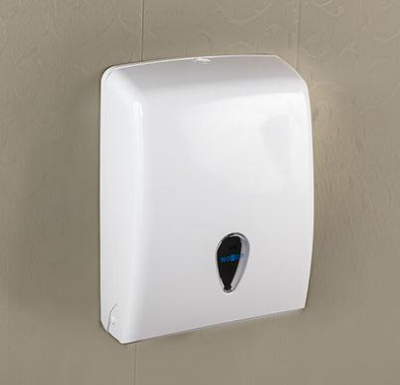 Диспенсер для бумажных полотенец NOFER 04020.W, пластик/белый