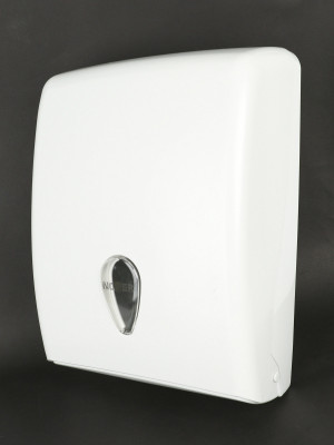 Диспенсер для бумажных полотенец NOFER 04020.W, пластик/белый