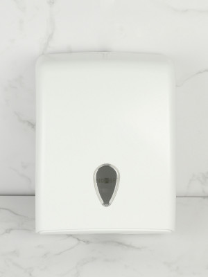 Диспенсер для бумажных полотенец NOFER 04020.W, пластик/белый