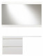 Комплект мебели Style Line Даллас 130 L Люкс Plus подвесной, белый  (СС-00000581+СС-00000600+СС-00000541)