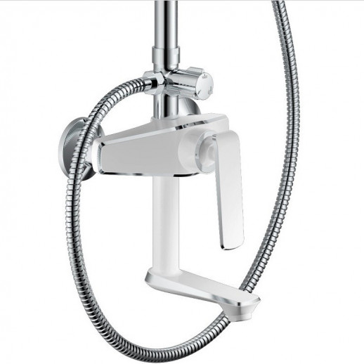 Душевая система Haiba HB24548-8 (латунь) белый, хром