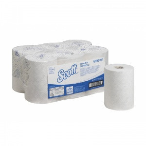 Полотенца Kimberly-Clark 6695 в рул. SCOTT ESSENTIAL 1-сл, 190м, 1/6