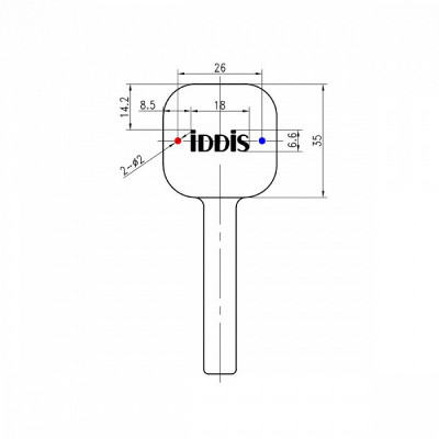 Встраиваемый Смеситель IDDIS с гигиеническим душем матовый черный (004BLS0i08), дизайн современный
