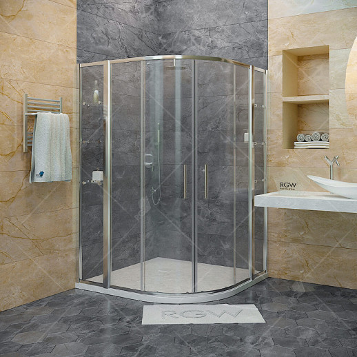 Душевая стенка RGW Z-42 30 03064230-11 прозрачная профиль хром