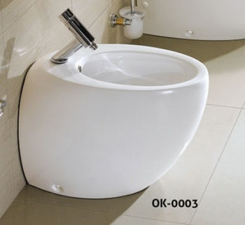 Биде напольное Laguraty OK-0003C белое