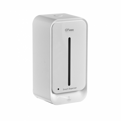 GFmark 729 настенный сенсорный дозатор для дезинфекции 1000 мл, пластик/белый