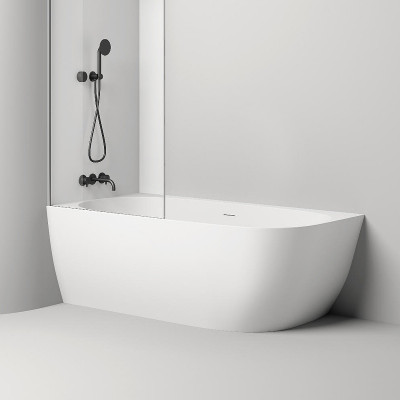 Ванна из искусственного камня Salini Sofia Corner Left 170х85 102525M белая матовая асимметричная