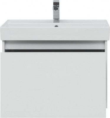Тумба с раковиной Aquanet Nova Lite 75 белый (1 ящик) напольная/подвесная (00245243)