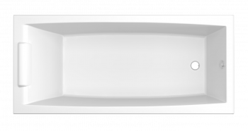Ванна акриловая Marka One AELITA 180x80 Slim прямоугольная 287 л белая (01ае1880слим)