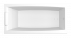 Ванна акриловая Marka One AELITA 180x80 Slim прямоугольная 287 л белая (01ае1880слим)  (01ае1880слим)