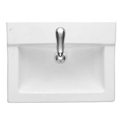 Раковина подвесная Santeri Орион 55 1.3110.8.S00.11B.0 белая прямоугольная