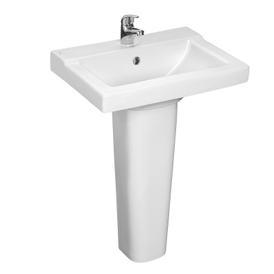 Раковина подвесная Santeri Орион 55 1.3110.8.S00.11B.0 белая прямоугольная