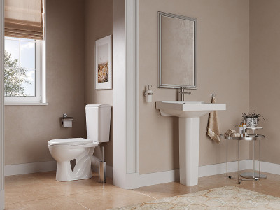 Раковина подвесная Santeri Орион 55 1.3110.8.S00.11B.0 белая прямоугольная