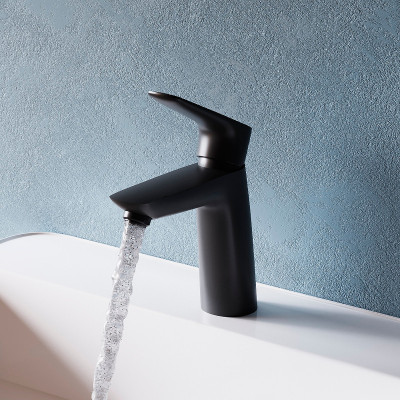 Смеситель для раковины Dorff Prime New D40102122 черный матовый однорычажный