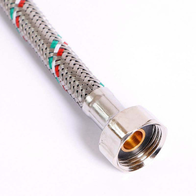 Гибкая подводка для смесителя UNI-FITT МL10х1 - 1/2" 30 см оплетка из нержавеющей стали (503S2803)