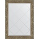 Зеркало настенное Evoform ExclusiveG 102х75 BY 4188 с гравировкой в багетной раме Виньетка античная латунь 85 мм  (BY 4188)