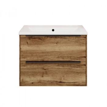 Тумба под раковину подвесная La Fenice Tesoro FNC-01-TES-DGT-100-2, табак