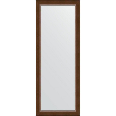 Зеркало настенное Evoform Definite 146х56 BY 1074 в багетной раме Орех 65 мм