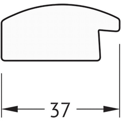 Зеркало настенное Evoform Definite 150х70 BY 0768 в багетной раме Черный дуб 37 мм