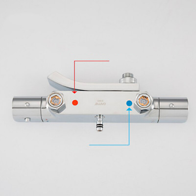 Душевая стойка с термостатом Gappo хром (G2407-40)