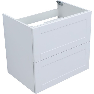 Тумба под раковину Aquanet Терра 70 313233 подвесная белая матовая
