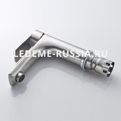 Смеситель для раковины Ledeme H718 L71018 однорычажный, низкий, нерж сталь