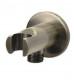 Remer 337XNP Подключение для душевого шланга | с держателем лейки (никель брашированный глянцевый)  (337XNP)