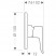 Hansgrohe Metris 31686000 смеситель для душа (внешняя часть), хром