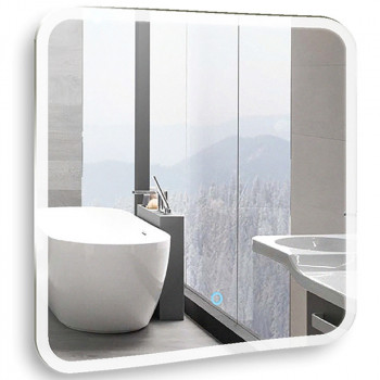 Зеркало в ванную Mixline Премьер Стив 80 536552 с подсветкой с сенсорным выключателем