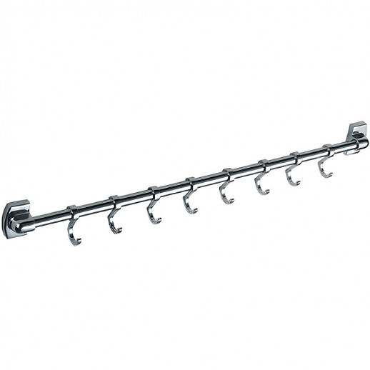 Вешалка для полотенец Haiba HB209-8 (металл) хром