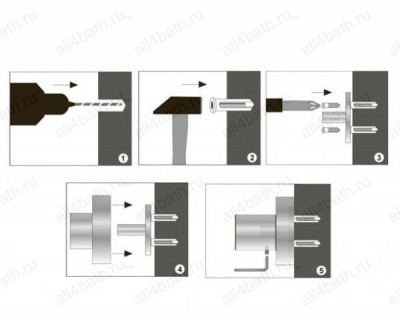 WasserKRAFT Donau K-9491, 32 cm держатель бумажных полотенец, хром