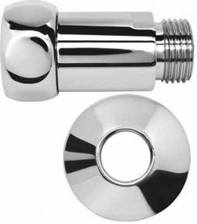 Соединение прямое 1/2"ш-1" Santera TF768 (1 нак. гайка), хром