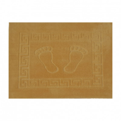 Коврик для ванной Primanova FOOT 50х70 см полипропилен коричневый (DR-62009)
