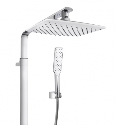 Душевая система с термостатом KAISER Zinger 35282 квадрат, хром