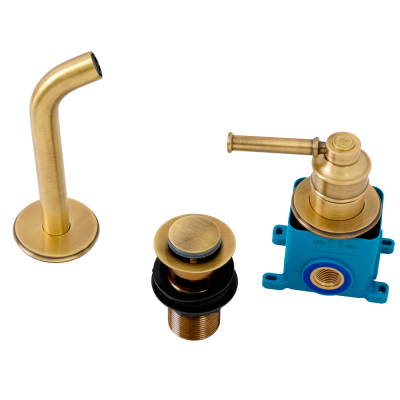 MIGLIORE Ermitage MINI 31426 настенный смеситель для раковины, бронза