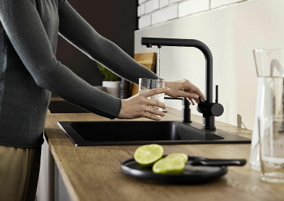 Кухонный смеситель Blanco Fontas II 525139 антрацит