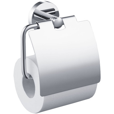 Настенный держатель туалетной бумаги Timo Saona 13042/00 с крышкой хром