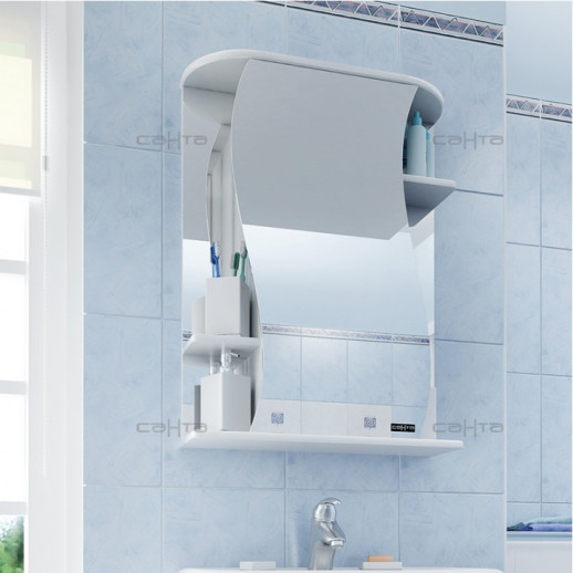 Зеркальный шкаф СаНта "Лира-550"