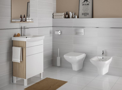 Раковина Cersanit Carina 60 S-UM-CAR60/1-w белая прямоугольная