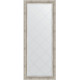 Зеркало напольное Evoform ExclusiveG Floor 201х81 BY 6318 с гравировкой в багетной раме Римское серебро 88 мм  (BY 6318)