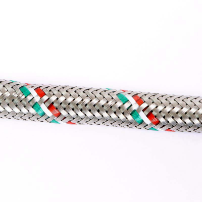 Гибкая подводка для смесителя UNI-FITT МL10х1 - 1/2" 40 см оплетка из нержавеющей стали (503S2804)