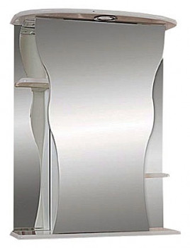 Зеркальный шкаф в ванную Misty Каприз 55 L левый 55х72 (Э-Кпр02055-01СвЛ)