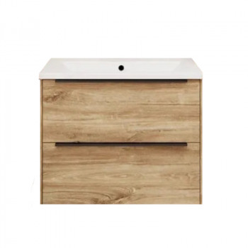 Тумба под раковину подвесная La Fenice Tesoro FNC-01-TES-DKK-100-2, коричневый