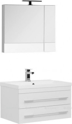 Комплект мебели для ванной Aquanet Нота NEW 75 белый камерино (00231060)