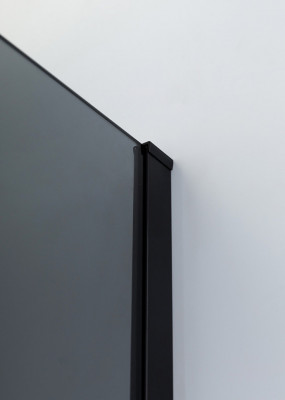 Душевой уголок CEZARES 80 x 100 x 195 см прямоугольная Nero (SLIDER-AH-1-80-100/110-GRIGIO-NERO)
